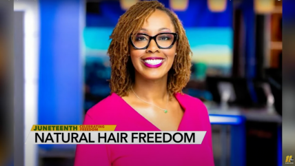 ‘I feel powerful,’ says reporter Akilah Davis after wearing locs on air for the first time 